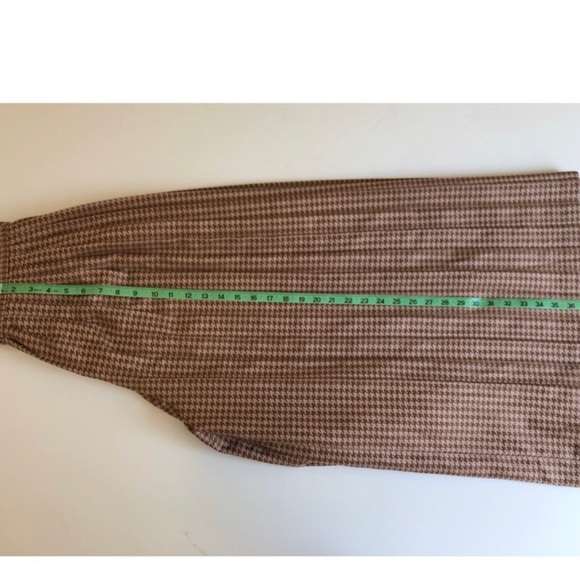 Massimo Dutti Culotte pleated houndstooth … - Picture 5 of 6